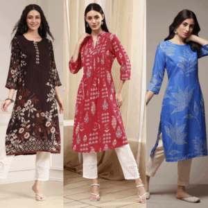 PACK OF 3 PREMIUM QUALITY KURTI'S