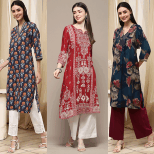 PACK OF 3 PREMIUM QUALITY KURTI'S